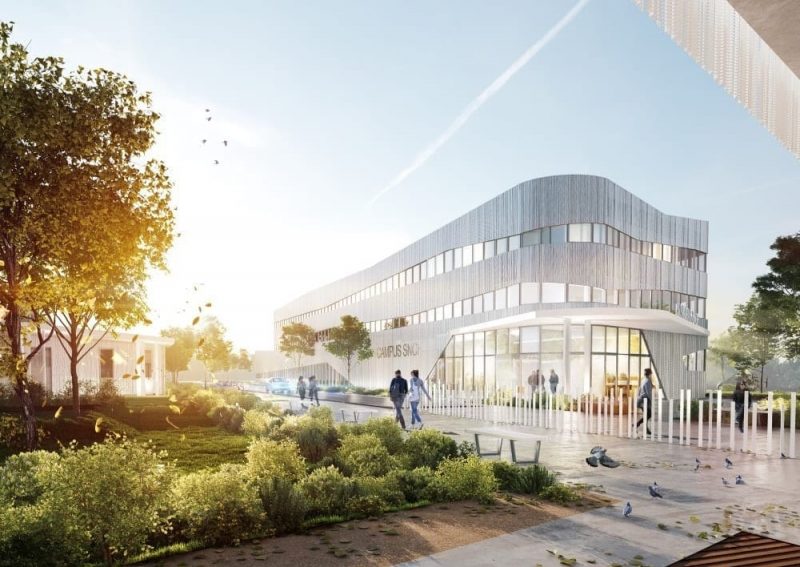 GSE is building a 12,265 m2 high environmental performance campus for SNCF network