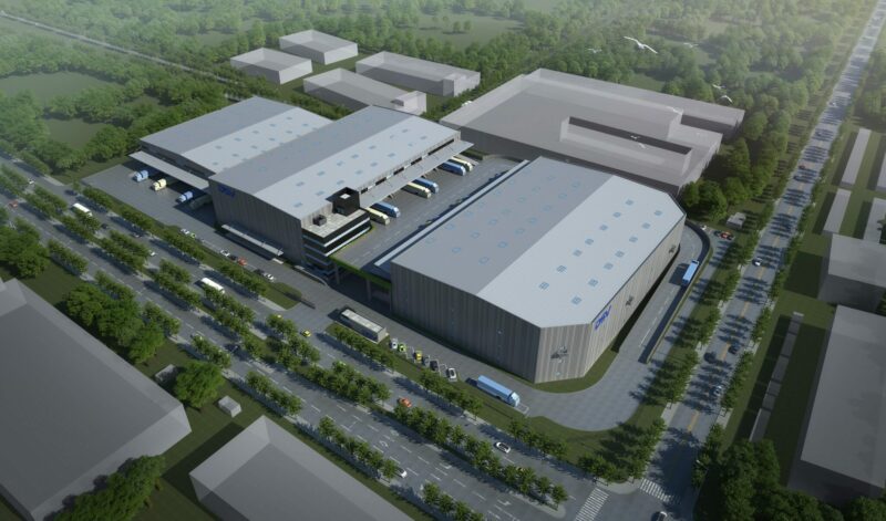 GSE in charge of a new 40,000sqm multi-storey logistics project in China